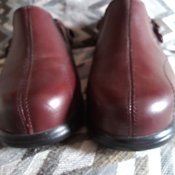 Womens Nature's Stride Nantucket genuine leather therapeutic clog size 7, brown - Picture 6 of 10